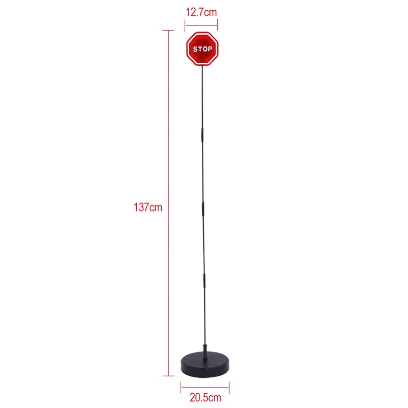 Pissente Garage Parking Stop Sign with LED Flashing Alert, Adjustable