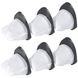 DVC Products Replacement for Shark Dust Cup Filter Pack | Filter # XSB726N | for use with SV780, SV75, SV75Z, SV66, Other Shark Hand Vacs Pack of 6