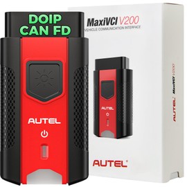 Autel MaxiVCI V200 VCI200 Wireless Dongle, 2024 VCI 200 OBD2 Connector Adapter Car Communication Interface, Work w/MaxiSys MS906 PRO MS906 PRO-TS, KM100(X) BT608 BT609 ITS600, MK906 PRO MK906 PRO-TS