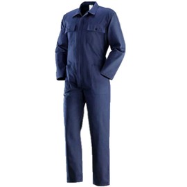 Fratelliditalia - Complete Workwear Made of Cotton for Mechanics with Practical Zip, blue