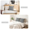 DWCN Linen Texture Scandinavian Stylish Solid Color Soft Touch Sofa