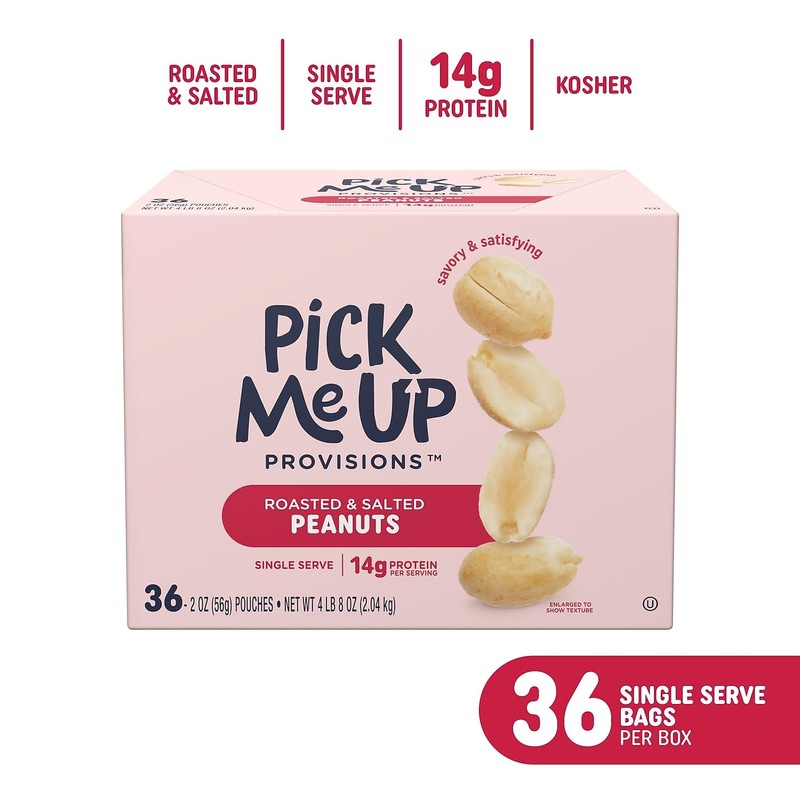 Staples Pick Me Up Provisions Roasted & Salted Peanuts, 2