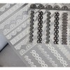 Lace sticker YT 4120-Lace white, 1 set, single item / 레이스 스티커 YT 4120-레이스 화이트, 1세트, 단품