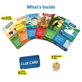 Skillmatics Card Game - Guess in 10 Animal Megapack, Perfect for Boys, Girls, Kids & Families Who Love Board Games, Toys, Gifts for Ages 6, 7, 8, 9