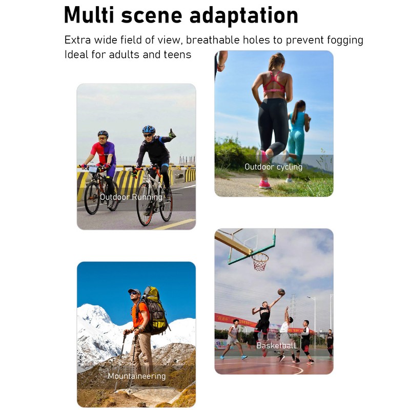 Sports Goggle Impact Resistant Fog Proof Safety Basketball Glasses with