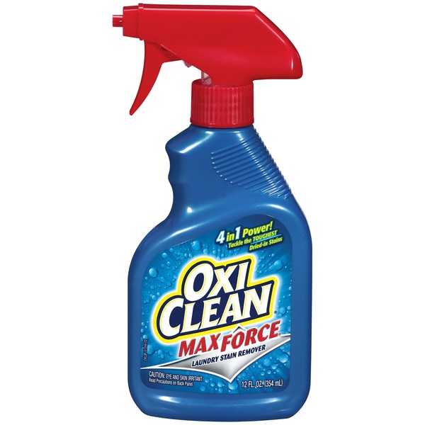 Arm & Hammer 57037-51244 OxiClean Max Force Laundry Stain Remover Spray, 12 oz (Pack of 12)