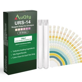 Urine Test Strips 14 Parameter Urinalysis Testing Kits for Urinary Tract Infection (UTI) Testing Sticks, Nitrite, Leukocytes, 14 Parameter Urinalysis Multisticks, 30 Pcs