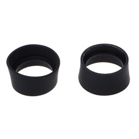 Karrychen 2pcs Soft Rubber Eyepiece Eye Shield 29-30mm Eye Guards Cups Eyepiece Covers For Binocular Microscope