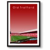 GroundDesigns MAN UNITED Football Gift OLD TRAFFORD Manchester Stadium Art