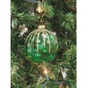 Wizardi Green Glittered Ball Glass Christmas Ornament F07M7-7-LH76-2