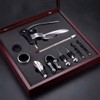 9-Piece Wine Opener Set with Wooden Gift Box – Stainless