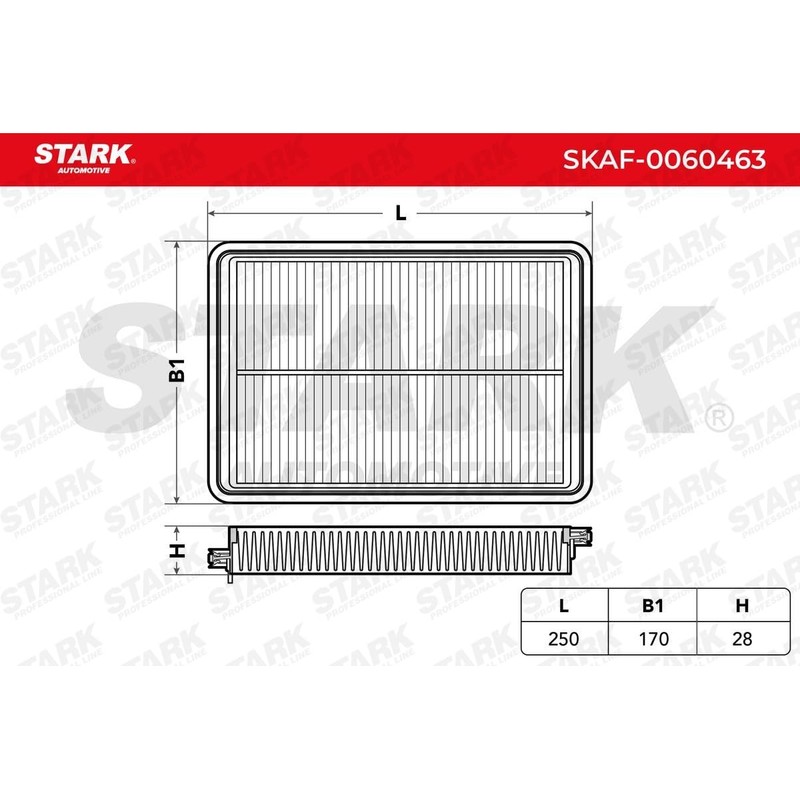 STARK SKAF-0060463 Engine Air Filter Recirculation Filter