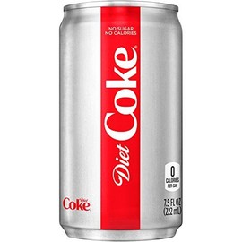 Diet Coke Mini-Cans, 7.5 fl oz (Pack of 24)