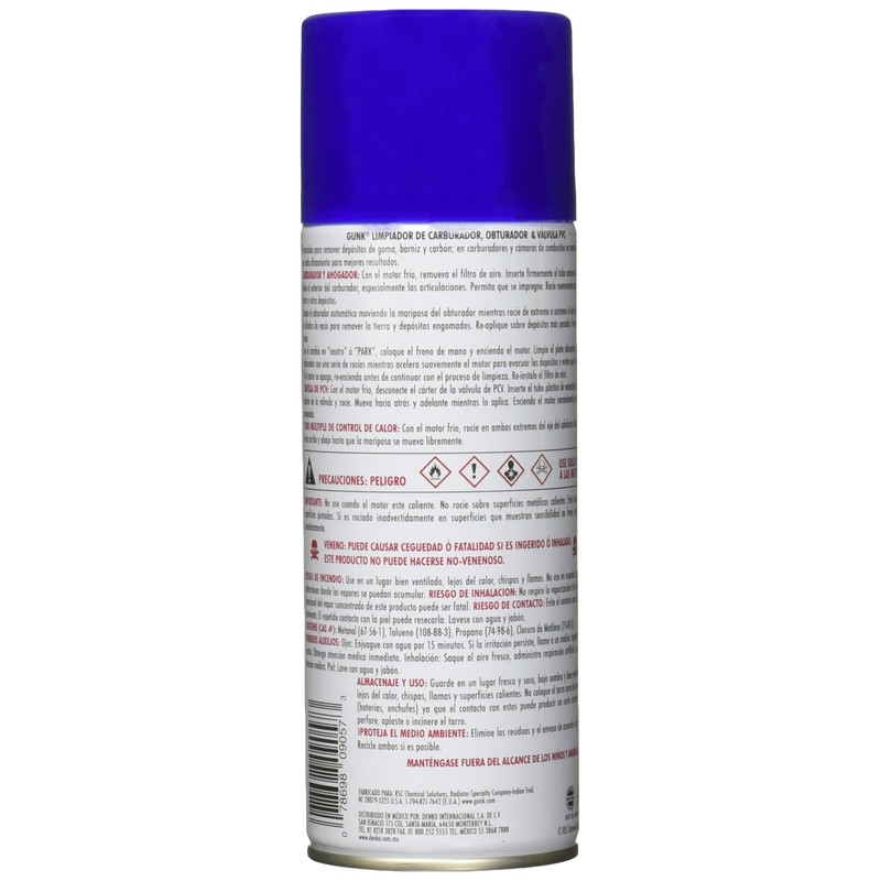 Gunk M4814HES Limpiador de Carburador, 324 g