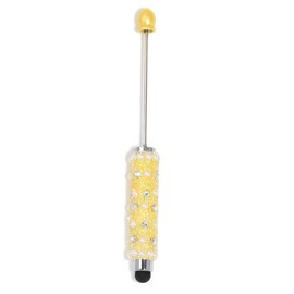 【P227】Creative DIY Rhinestone DIY Pens. Different Designs and prices:_Candy Yellow JPM1971012 5PCS