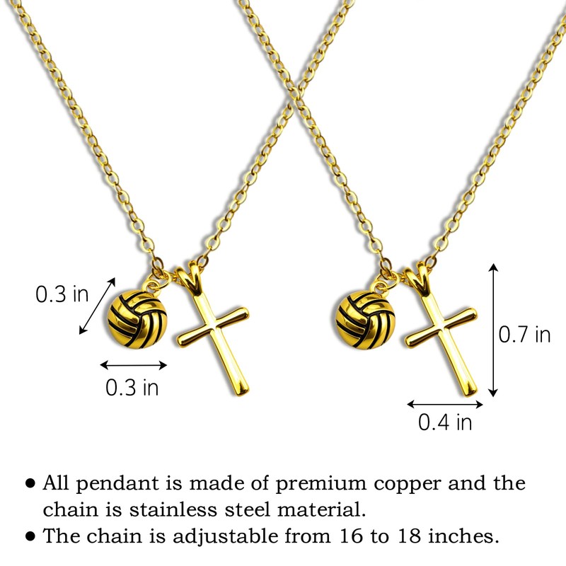 igvean Volleyball Gifts Volleyball Necklaces for Her Religious Gift