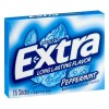 Extra Slim Pack Peppermint Chewing Gum 15 sticks 5 Packs Free Shipping