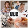 Pack of 3 Pencil Sharpener, Pencil Sharpener, Thick and Thin
