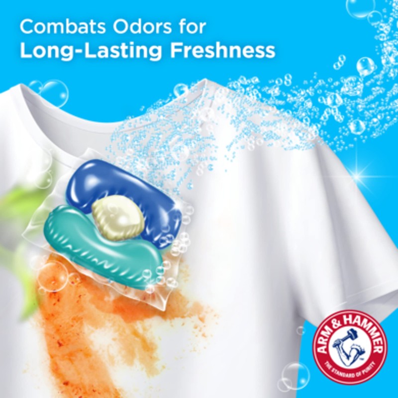 Arm & Hammer Clean Burst 5-in-1 Laundry Detergent Power Paks,
