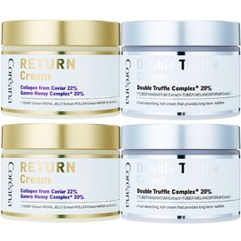 Koreana Return Cream 100mlx2 + Double Truffle Cream 100mlx2 / 코리아나 리턴 크림 100mlx2개 + 더블 트러플 크림 100mlx2개