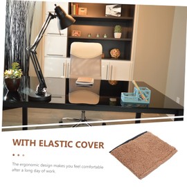 Operitacx 2pairs Elastic Armrest Covers Plush Handle Sleeve for Wheelchair Office and Gaming Chairs Warmth and Comfort Non-