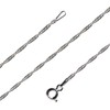 Avesano Singapore chain 925 silver ladies (width 1.4 mm) silver