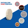 SIMALA 19mm Chair Leg Floor Protectors, 5mm Thick Furniture Pads