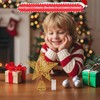 Gold Christmas Tree Topper Star Led,Hollow Glitter Sparkling christmas tree