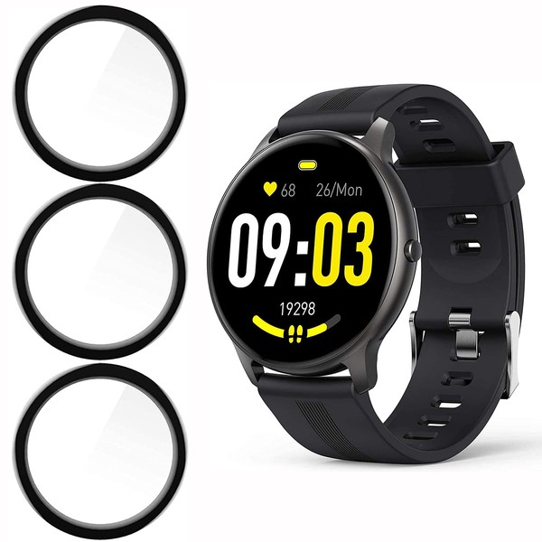 Compatible for AGPTEK Smartwatch Screen Protector,Giaogor 3D Full Coverage Premium