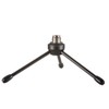 LYRCRO Desktop Desk Foldabe Tripod Microphone Stand with Non-slip Feet,Durable