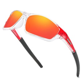 HGDGears Sports Polarized Sunglasses for Men UV400 Protection Sun Glasses Fishing Golf Wrap Around Glasses