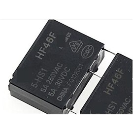 FUDGIO Relay Hf46f-005 012 024-hs1 5v 12v 24v One Group Normally Open 4-pin 1Pcs (Size : HF46F-12-HS1)