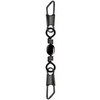 NT Swivels (N.T.SWIVEL) Double Snap Metal Black Hanger Pack 50pcs