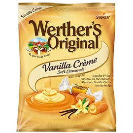 Werther's Original Soft Vanilla Crème Caramel Candy, 2.22 Ounce (Pack of 12)