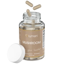 Lumen Naturals Mushroom Complex for Women – with Lion’s Mane 2000mg Per Serving – 180 Veggie Capsules – 60 Servings – Non-GMO, Vegan & Gluten-Free Formula (180 Count (Pack of 1))