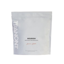 Tranont Nourish GOS Prebiotic Meal Replacement Shake | Brownie Batter Flavor | 14.3 oz | Supports Gut Health & Skin Care | Packed with Vitamins & Minerals | Vegan | Protein Powder | Vitamin C and B