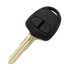BROVACS Replacement Key Shell Compatible with MITSUBISHI 2 Button Keyless Entry Remote Key Case Fob PG523AN