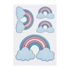 4 x 'Trans Pride Rainbow' Temporary Tattoos - Water Resistant,