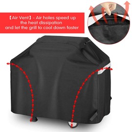 Uniflasy 55 inch 3 to 4 Burners Gas Grill Cover for Dyna-Glo DGF350CSP-D DGC310CNP-D DGB390SNP-D 700-0745A 720-0954 BBQ Cover for Char-Broil Nexgrill Brinkmann for Weber, Char Broil, Kenmore and More