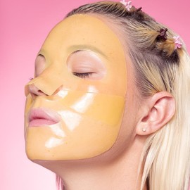 Avatara Mango Boba Nourishing Hydrogel Mask, 2-Piece Hydrating, 30 g, 1-Pack