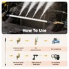 AJOFIEK Radiator Cleaning Wand, 4500 PSI Pressure Washer Tool for