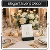 12 Pcs Wooden Table Number Holders for Place & Name