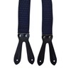 Olata Braces with Buttonhole, Genuine Leather Strap and Pattern -