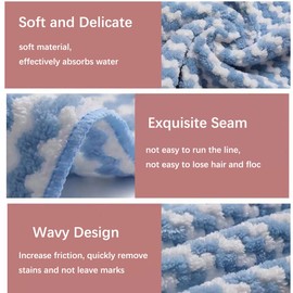 Microfibre Cleaning Rag, 10 Pack Microfiber Cleaning Cloth, Super Absorbent Reusable Cleaning Towels, Multipurpose Coral Fleece Cleaning Cloth for Living Room Car Window Bathroom Kitchen 28×28cm