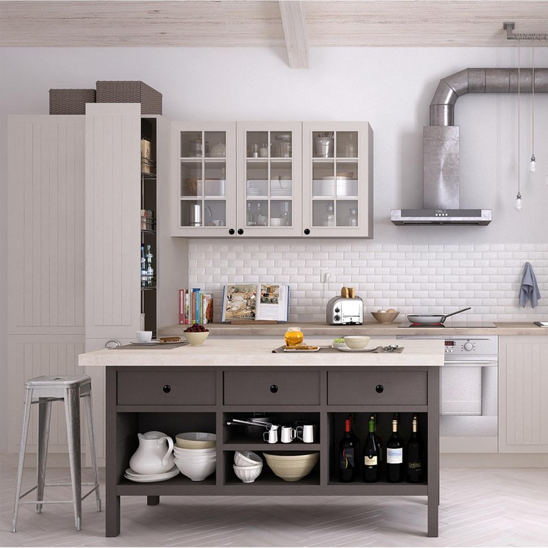 Unlorspy 12 Pcs Matte Black Round Kitchen Cabinet Knobs, 30mm/1.18