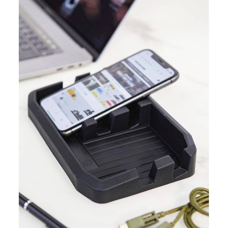 GORDON MILLER 1735851 Car Smartphone Stand Tray, Black