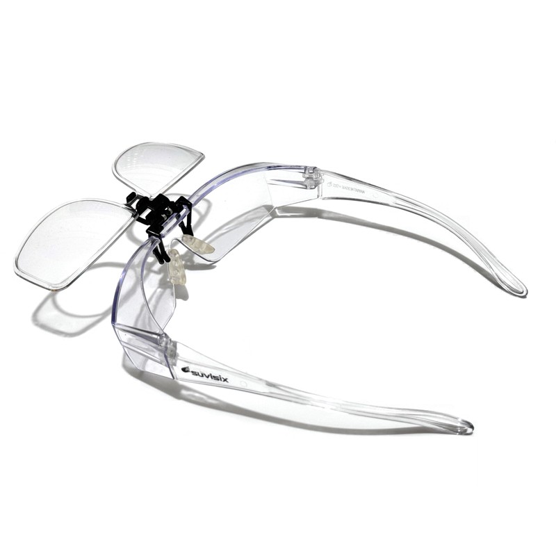 Suvisix Flip-Up Magnifying Safety Goggles +1.00 – Dual-Use Design with