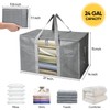 BALEINE 2-Pack Oversized Moving Bags with Reinforced Handles, Heavy-Duty Storage
