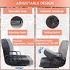 TICSEA Universal Forklift Seat,Tractor Seat with Adjustable Back,Safety Belt and