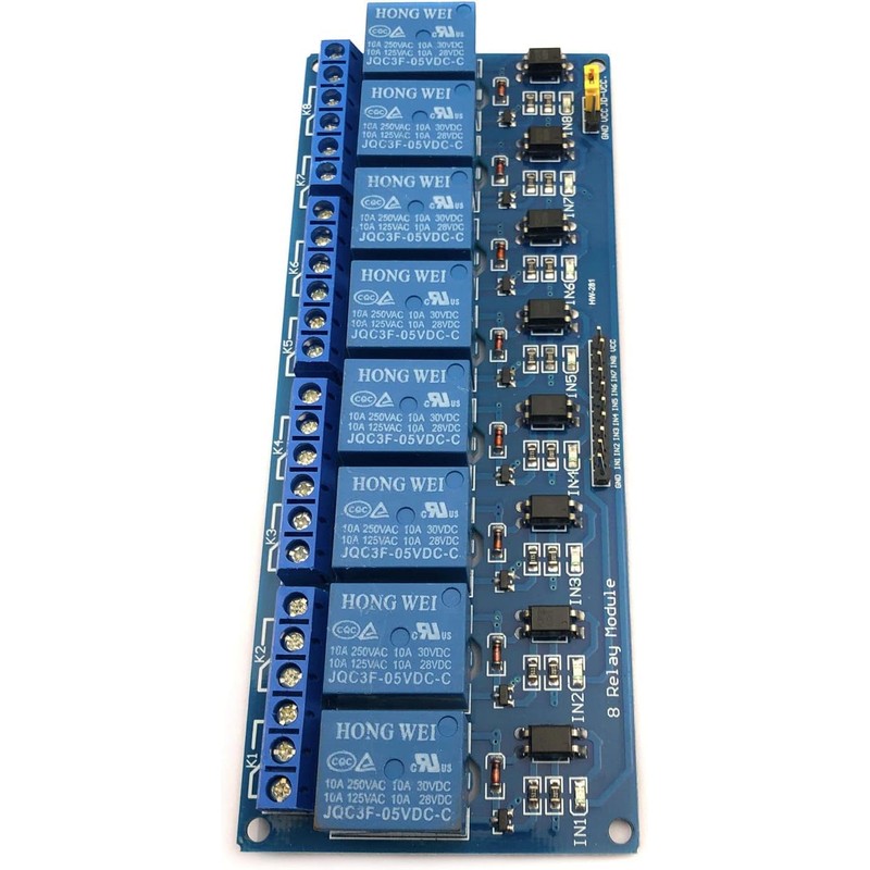 GTIWUNG 1 Piece 8 Channel 5V Relay Module, Relay Module